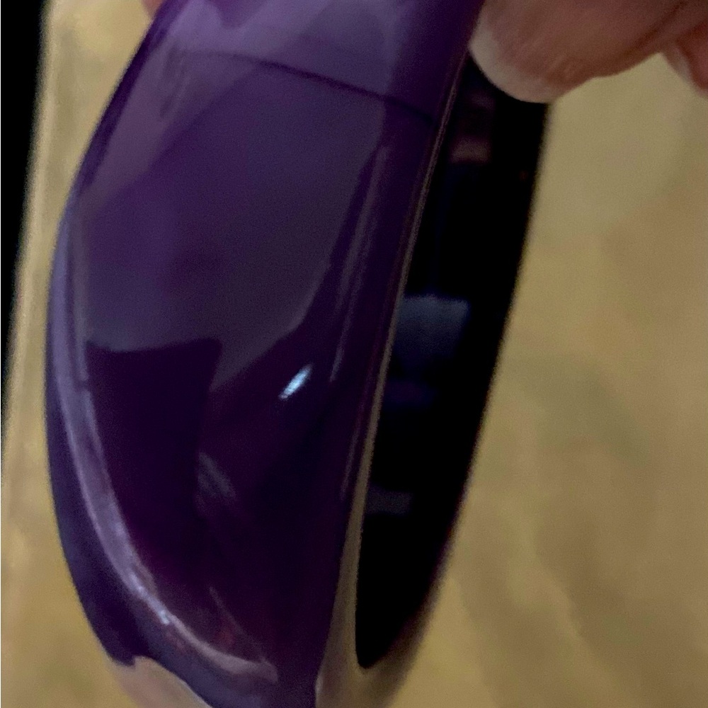 Big Purple Resin Bracelet